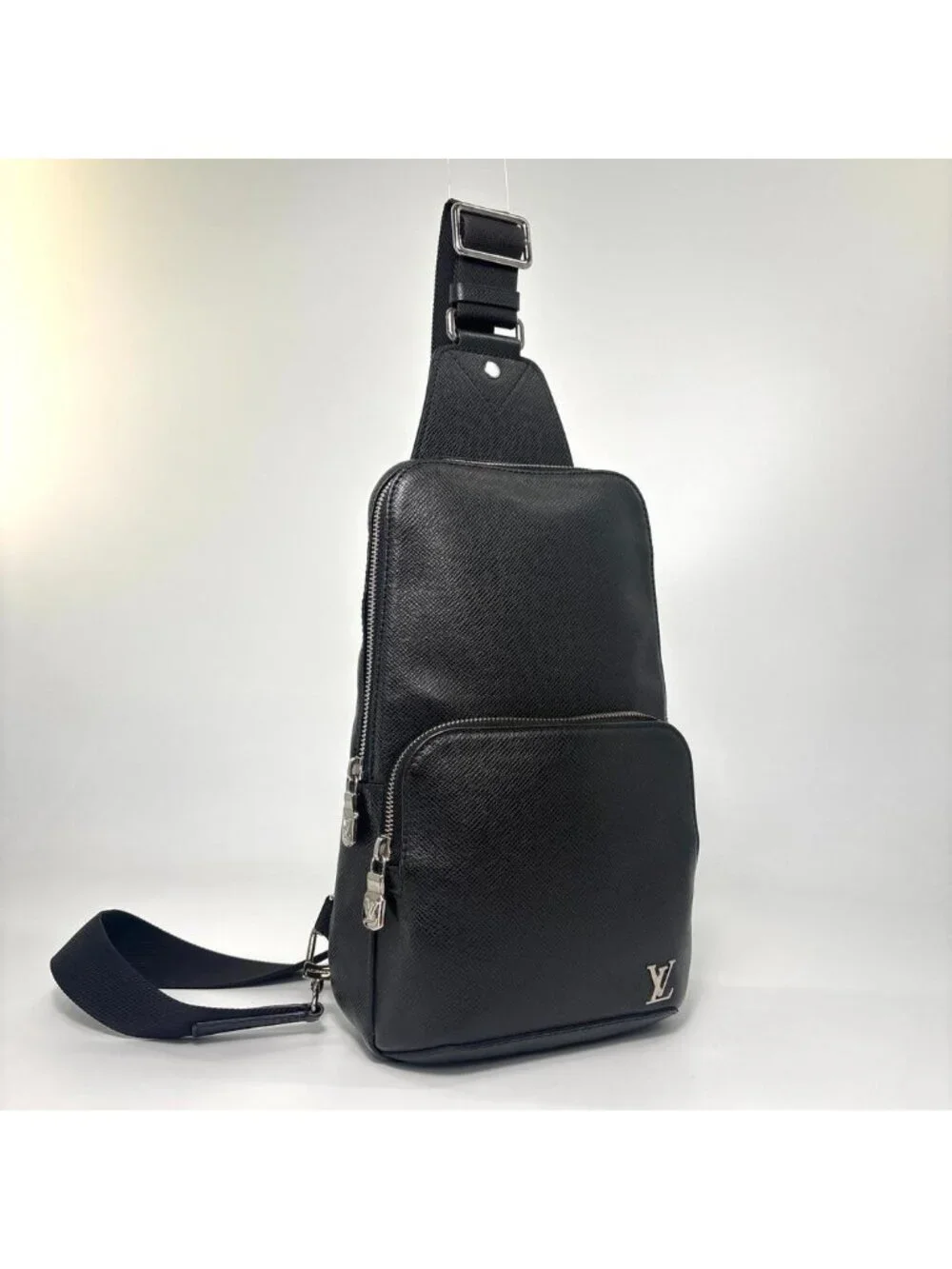 Louis Vuitton Taiga Sling Bag Black